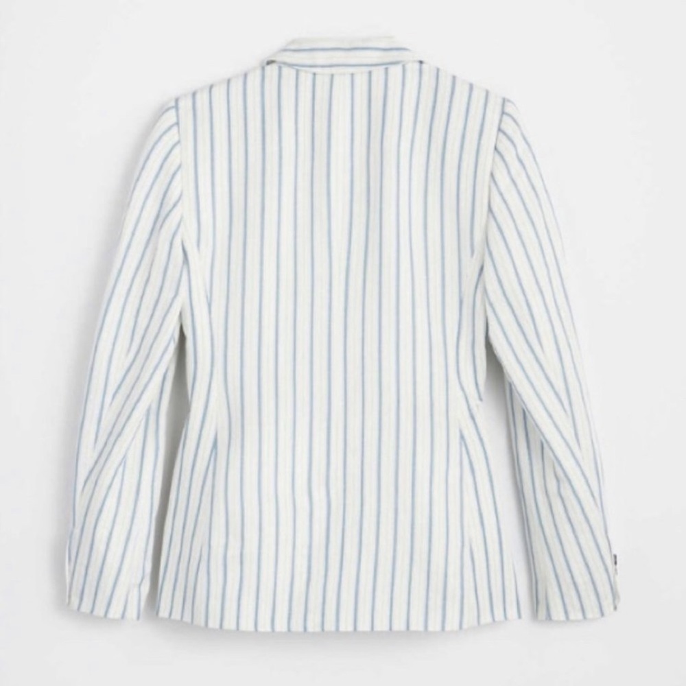 LOFT Striped Modern Blazer | 12 - Picture 3 of 11